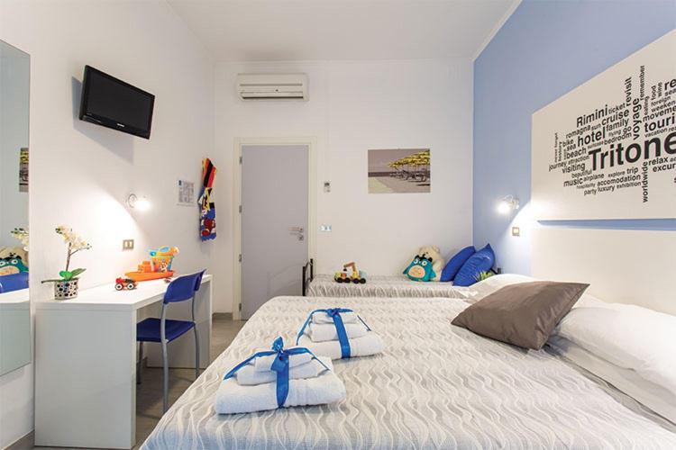 Hotel Tritone Rimini Luaran gambar